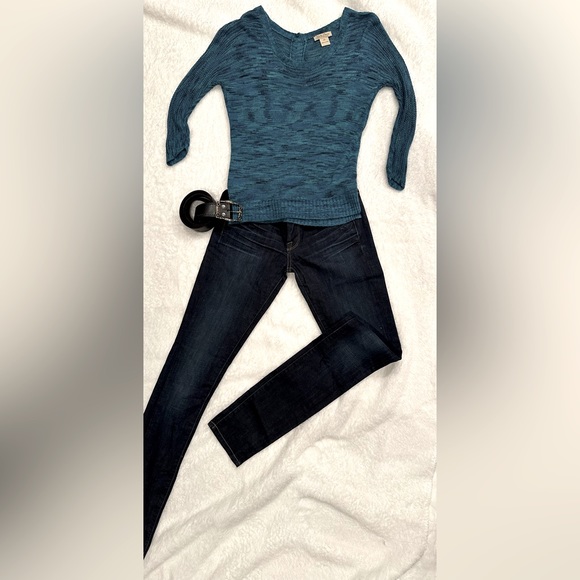 Lucky Brand loose knit 3/4 sleeve sweater - Picture 5 of 5